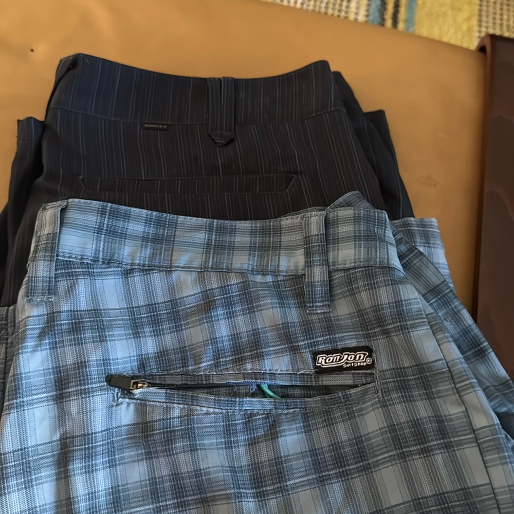 Two pairs of men’s EUC shorts